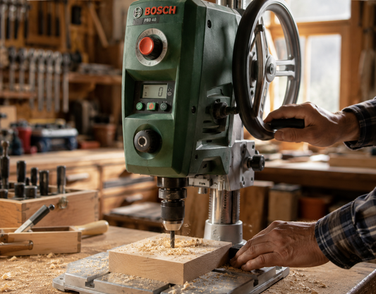 Bosch PBD 40 Tischbohrmaschine im Werkstatt-Check